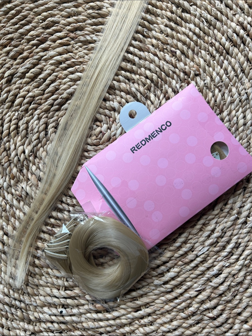 4/$10 Blonde Hair Extensions
